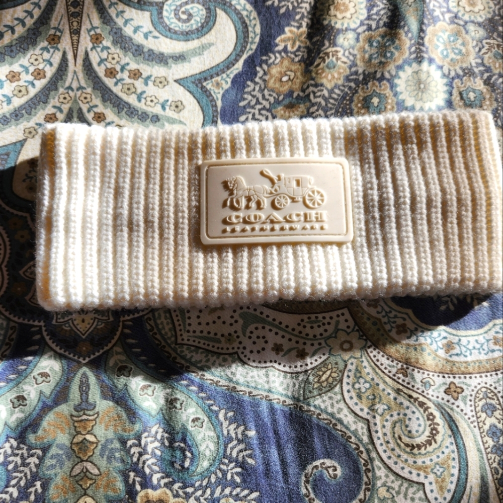 Coach Cable Knit Winter Headband